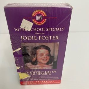 VHS Jodie Foster After School Specials 2 Volume Set Rare Sealed